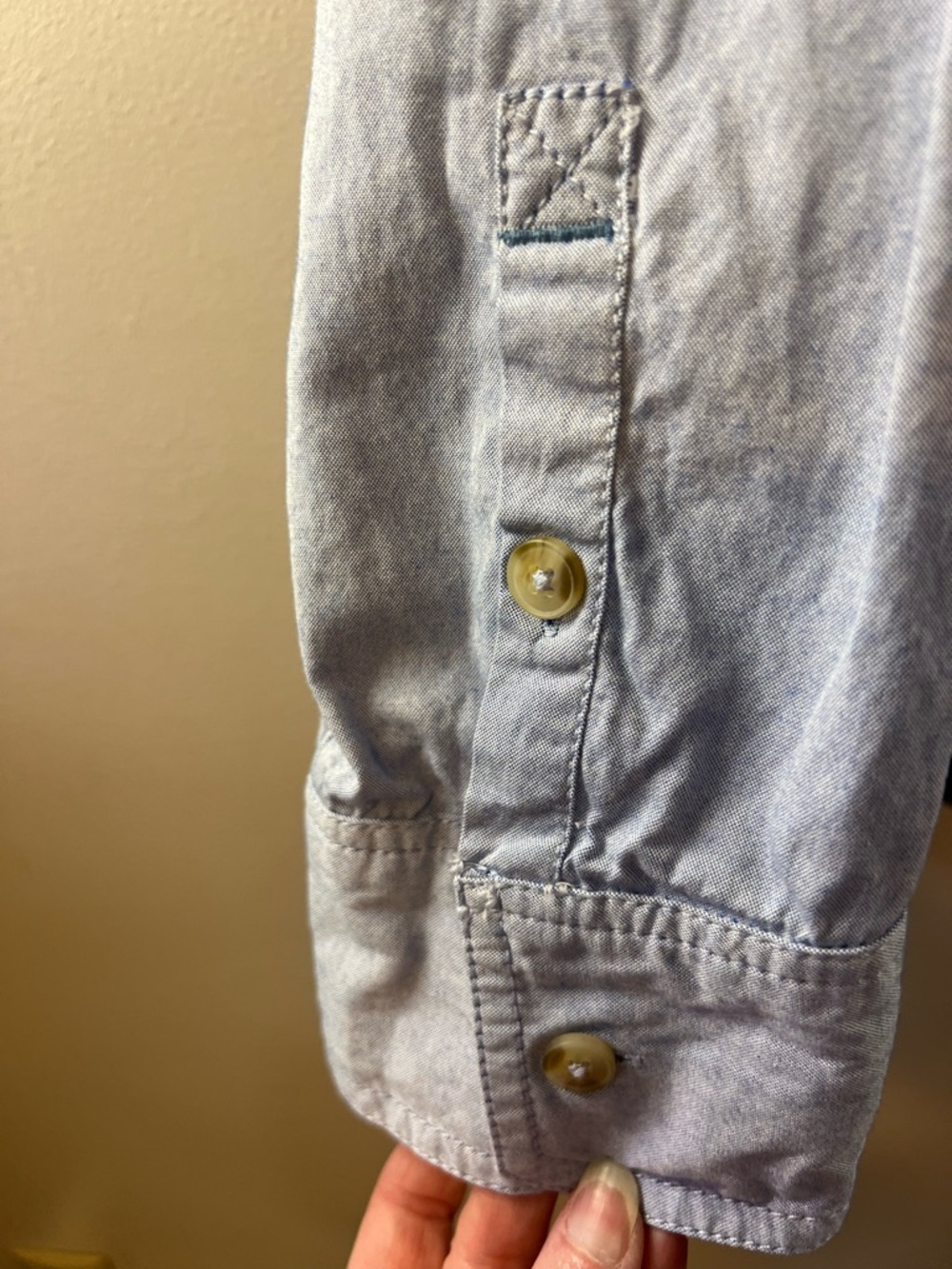 Free People We The Free Argyle Plaid Patchwork Button-Down Shirt - Picture 7 of 14